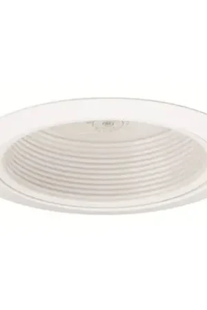Juno Lighting 215WWH 5 Downlight Enclosed Baffle Trim - White w/ White Baffle Special Offer