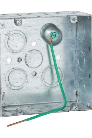 Best Price RACO 257M Raco 257M 4-11/16 Square Box, Welded, 2-1/8 Deep with (1) 1/2 KO & (15) TKO's