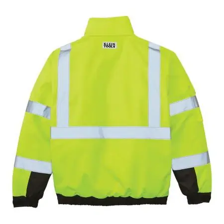 Klein Tools 60501 High-Visibility Winter Bomber Jacket, 2XL Hassle-Free Returns