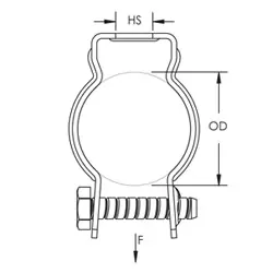 nVent CD3B Bolt Close Conduit/Pipe Clamp 1-1/2 in 1-1/4 in Certified