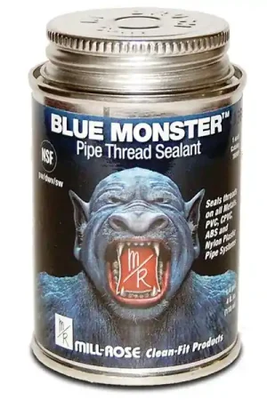 Mill-Rose 76009 Heavy-Duty Industrial Grade Thread Sealant 0.25 pt Can Blue Big Sale