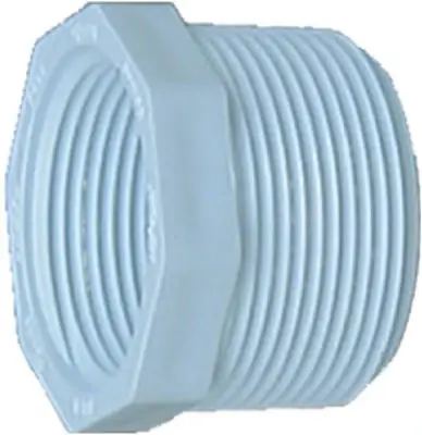 TRUE VALUE 34340 1-1/4 x 1 Reducing Bushing - Male Thread x Female Thread - White Special Offer