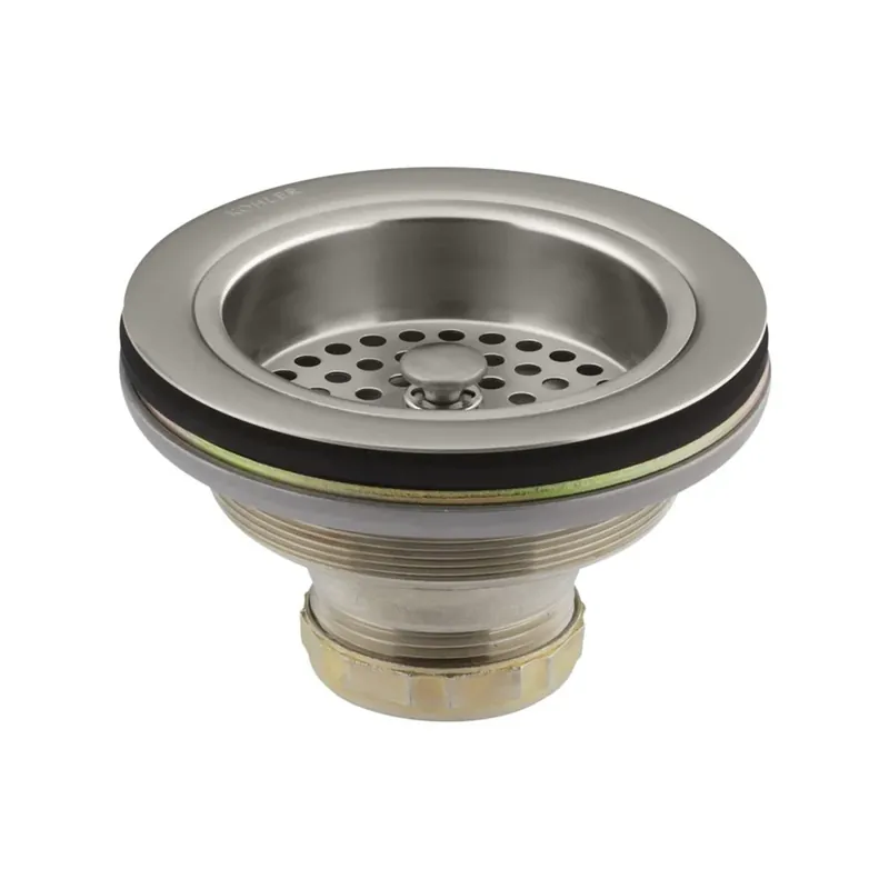 Authentic Kohler 040688829173 Sink Strainer - Less Tail Piece (Brushed Nickel)