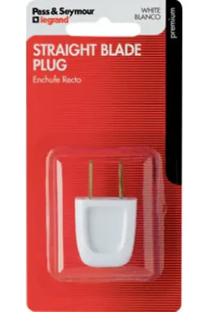 TRUE VALUE 2601WBPCC10 6A 125V WHT Easy Plug Budget