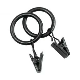 Budget TRUE VALUE KN75000 14PK BLK RING CURT CLIP
