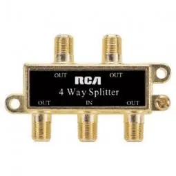True Value VH49N RCA 4-Way Coaxial Cable Splitter Flash Sale