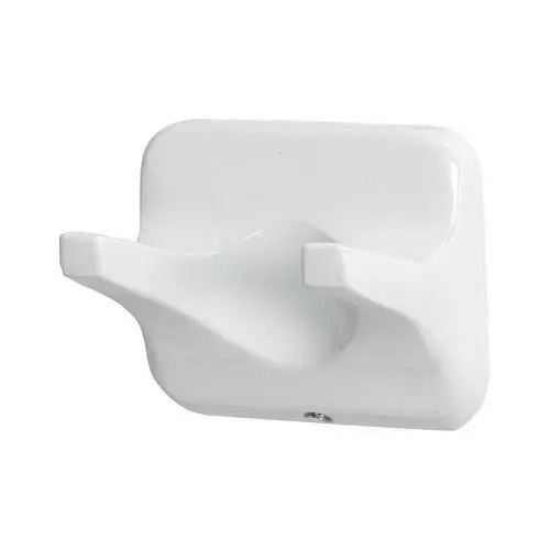 TRUE VALUE 228795 HP WHT DBL Robe Hook Direct From Factory