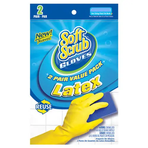 True Value 12324-26 Soft Scrub 2 Pack Extra Large Gloves While Supplies Last
