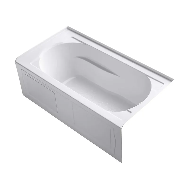 KOHLER 087206728075 K-1184-RA-0 Devonshire 5' Soaker Bathtub with Integra Fan Favorite