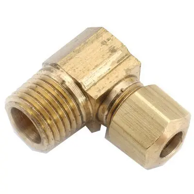 Popular TRUE VALUE 750069-0604 3/8CMPX1/4MPT 90 ELBOW