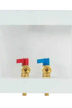 IPS Corporation 82057 Do-All 10-3/16 in x 8-13/16 in x 5-5/8 in Washing Machine Brass PEX connection Supply Box Next Day Delivery
