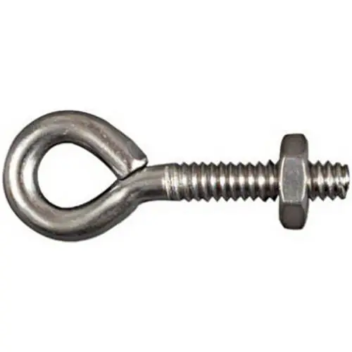 Same Day Shipping TRUE VALUE N221-556 3/16X1-1/2 Stainless Steel Eye Bolt