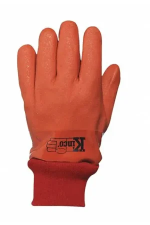 Bargain TRUE VALUE 8170L Large Men's Winter Lined Full PVC Gloves