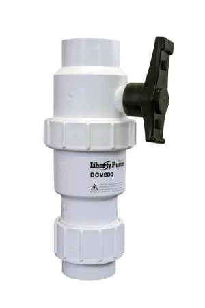 Professional Grade Liberty Pumps BCV200 2 in. Plastic Check Valve