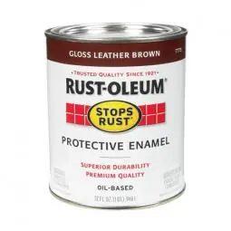 Best Choice TRUE VALUE 7775-502 Qt Lthr Brn Ena Coating
