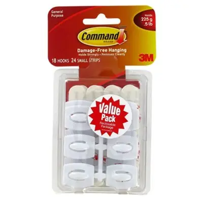 TRUE VALUE 17006-18ES Command Mini Hooks Value Pack Hot Deal