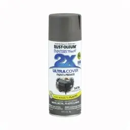True Value 249857 PT2X 12OZ SAT GRY PAINT Crafted