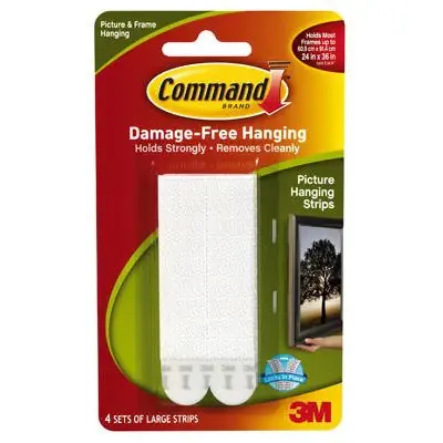Fresh Stock TRUE VALUE 17206 Command Large Picture Hangers White