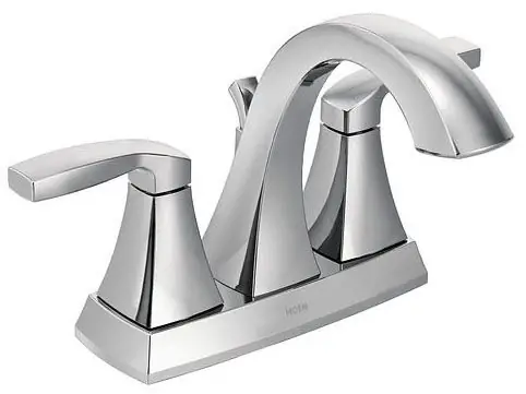 Affordable Moen 6901 Voss Two Handle Centerset Bathroom Sink Faucet in Chrome