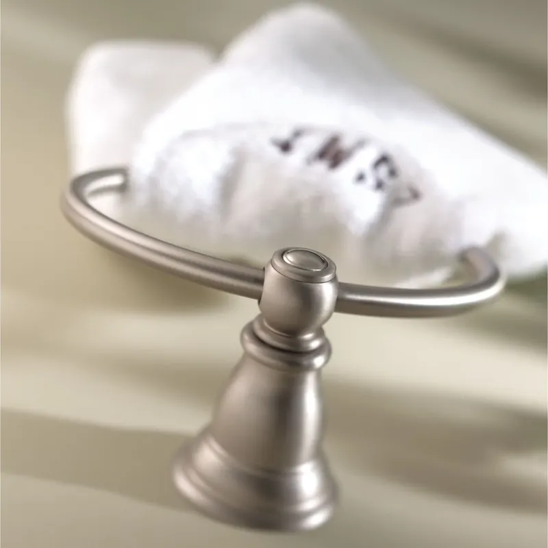 Free Returns Creative Specialties YB5486BN Moen Kingsley Brushed Nickel Towel Ring