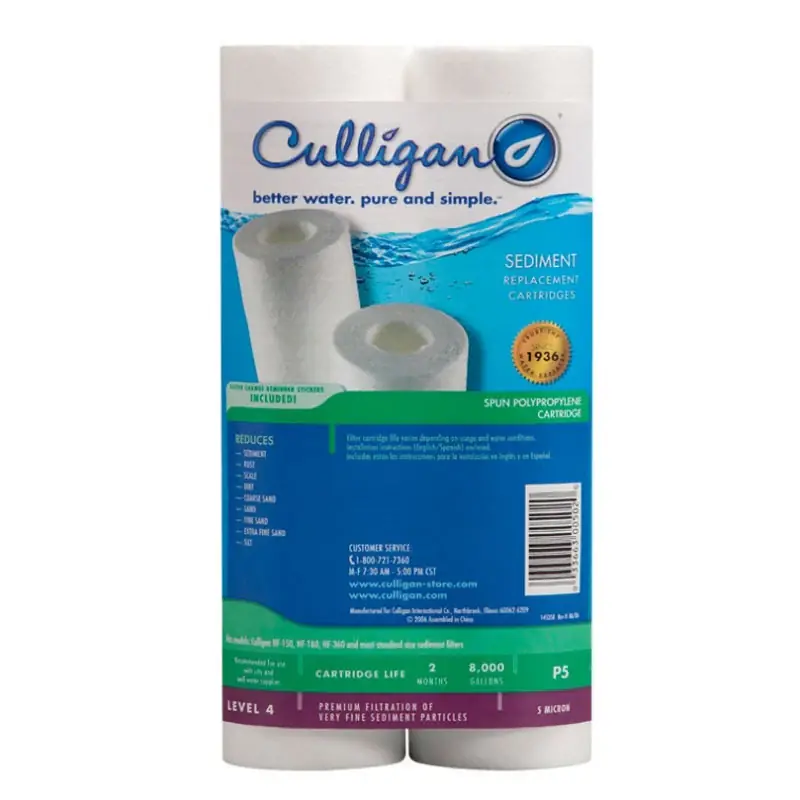 TRUE VALUE P5 Culligan Sediment Water Filter Replacement Cartridges, 2-Pack Seasonal Sale