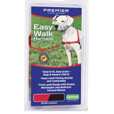 Instant Buy True Value EWH-HC-M-BLK Premier Easy Walk Pet Harness Medium