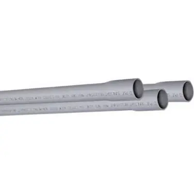 Free Returns TRUE VALUE 8108 PVC Electrical Conduit Schedule 40 2 In x 10 Ft