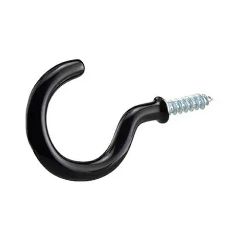 New Release True Value TV243684 4PK 2-1/4 BLK C Hooks