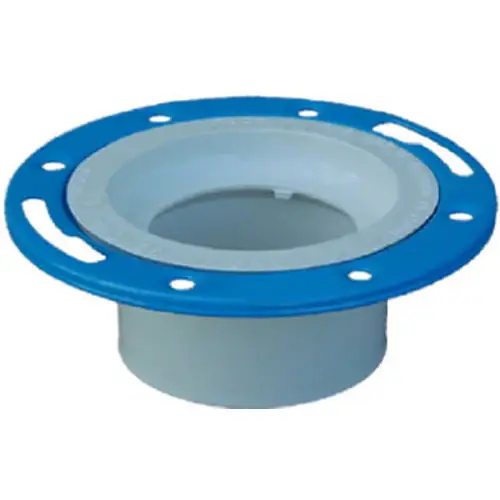 TRUE VALUE PVC008110600HA 75150 4 x 3 DWV Schedule 40 Closet Flange With Adjustable Ring Save Now