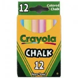 Best Choice TRUE VALUE 51-0816 Crayola 12-Pack Colored Chalk