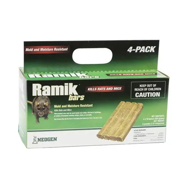 TRUE VALUE 116334 RAMIK4LB RAT POISON BAR Price Cut