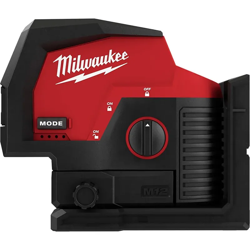 Milwaukee 3622-21 M12 Green Cross Line & Plumb Points Laser Kit Next Day Delivery